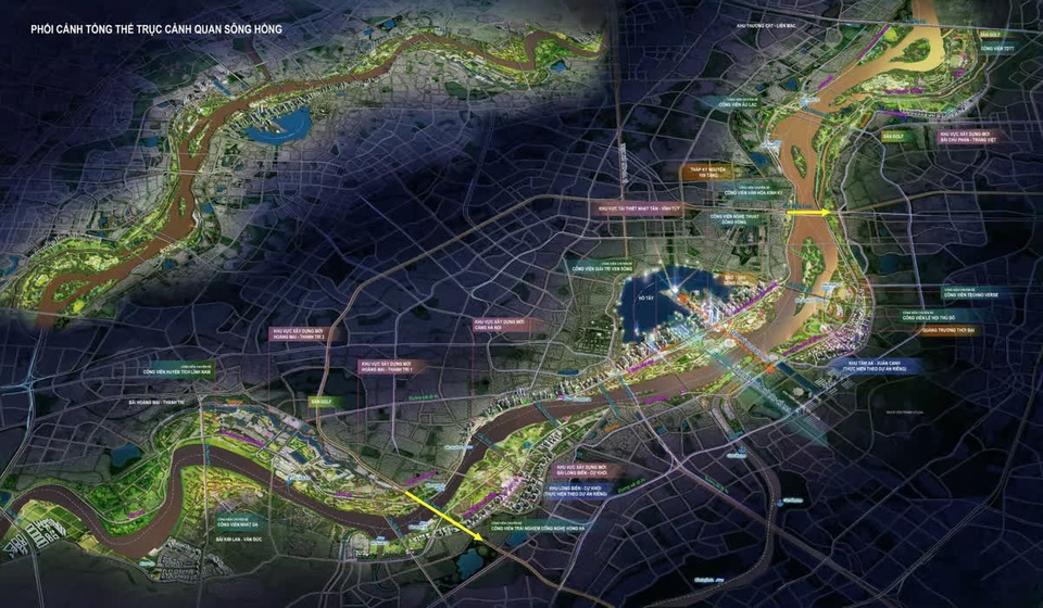 Đề xuất lùi tiến độ Quy hoạch phân khu đô thị sông Hồng đến tháng 7