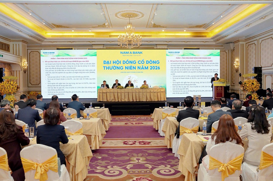 Nam A Bank tổ chức ĐHĐCĐ 2026: Sẵn sàng cho kỷ nguyên tăng trưởng mới