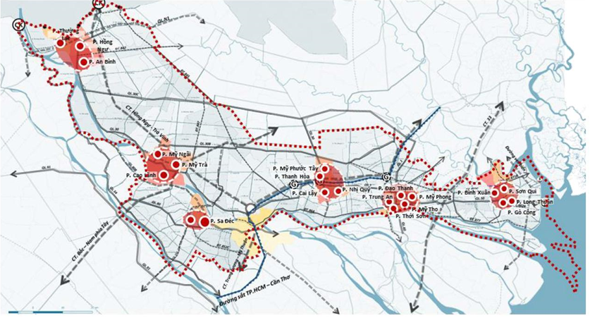 Quy hoạch Đồng Tháp 2030: 6 đô thị trung tâm nằm ở đâu?