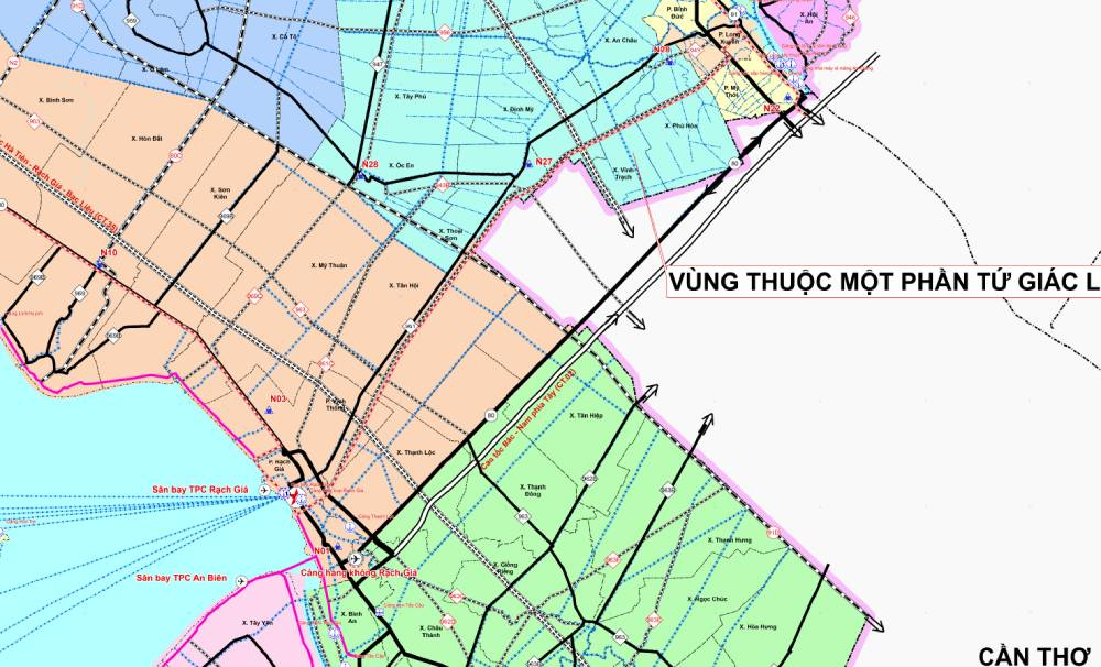 Tuyến đường 54km, vốn 16.000 tỷ: Rạch Giá - Long Xuyên sắp có trục kết nối mới