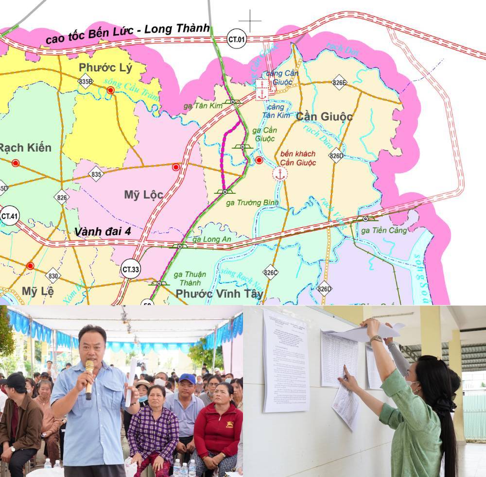 Tin nóng từ Tây Ninh: Một xã đang lấy ý kiến người dân về phương án bồi dự án Vành đai 4 TP.HCM