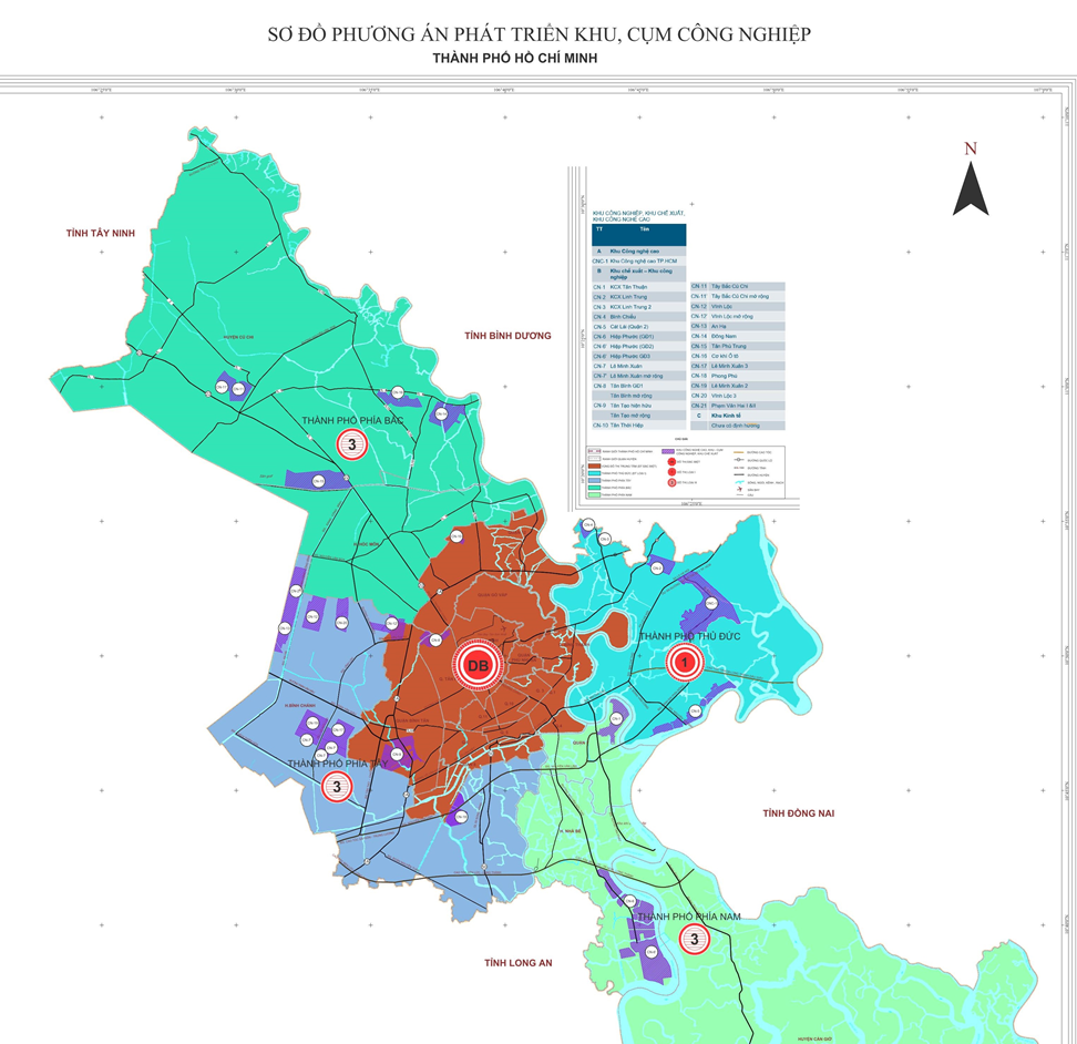 TIN NÓNG: Toàn cảnh quy hoạch khu công nghiệp TP.HCM
