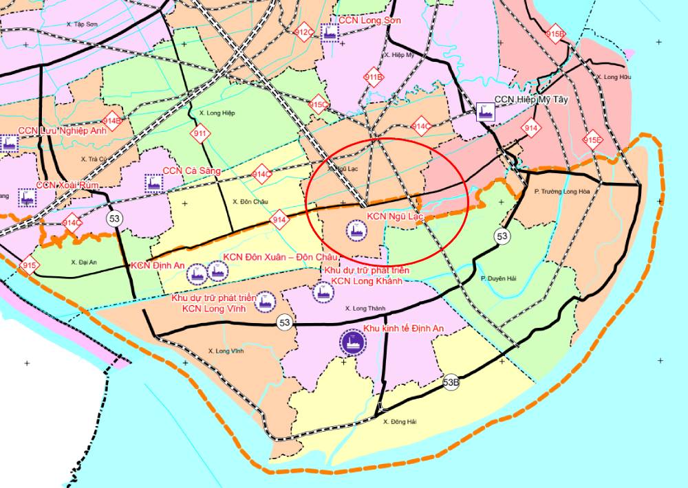 Đang bồi thường, giải phóng mặt bằng khu công nghiệp 316ha tại Vĩnh Long