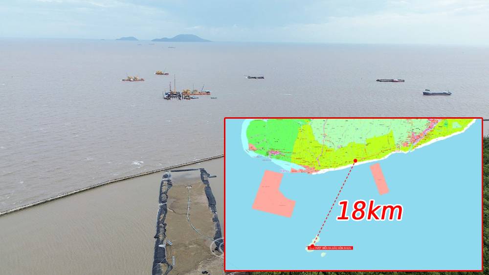 Thông tin mới về tiến độ cầu vượt biển 18km dài nhất Việt Nam