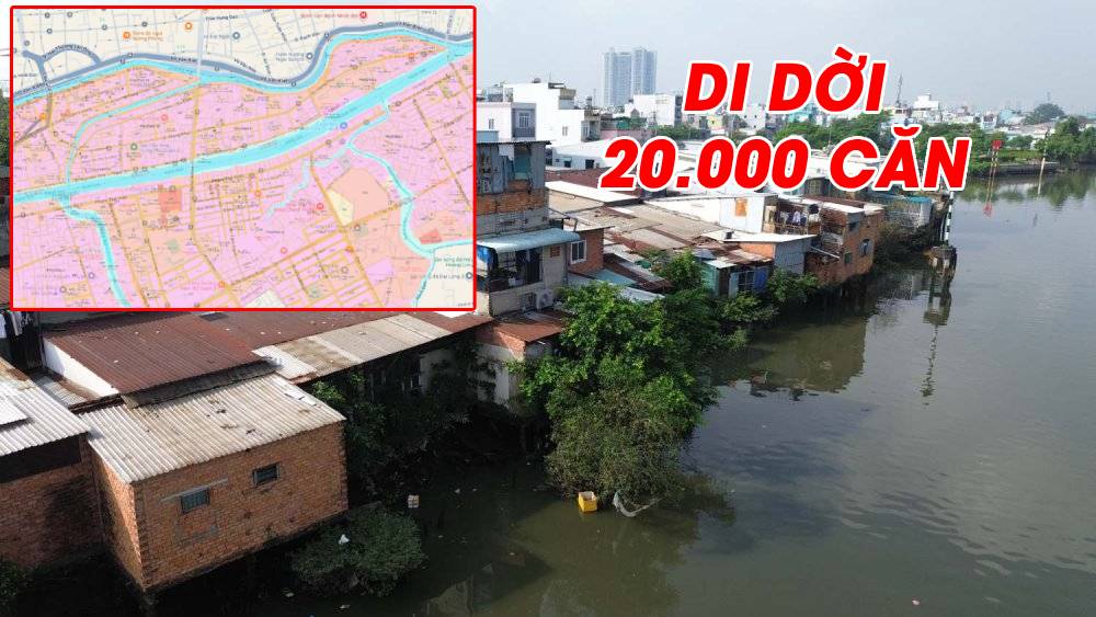 TP.HCM chuẩn bị quỹ nhà tái định cư cho cuộc di dời lớn ven kênh rạch