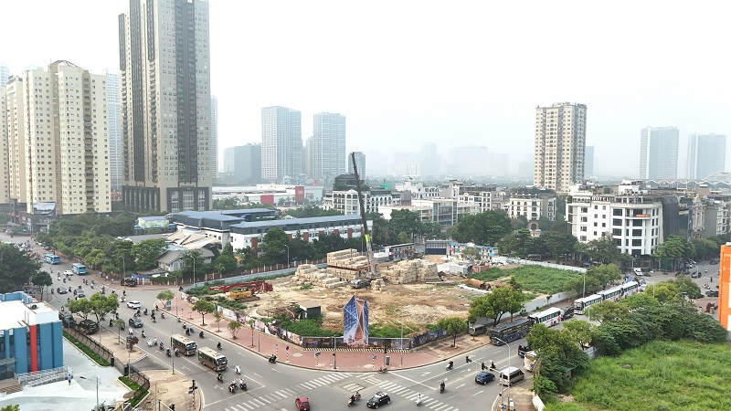 Toàn cảnh khu đất vàng bỏ hoang hơn một thập kỷ giữa lòng Hà Nội