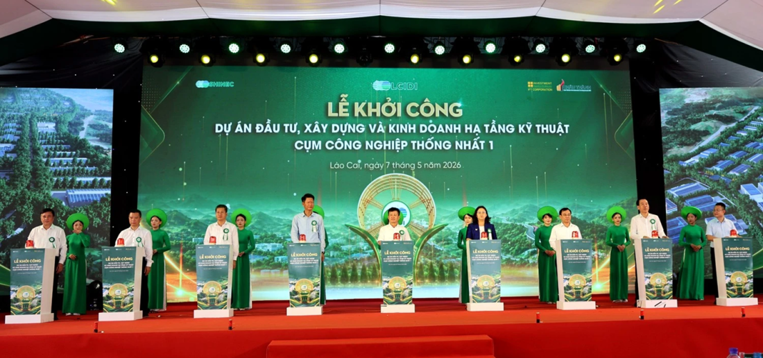 Lào Cai khởi công cụm công nghiệp sinh thái 860 tỷ đồng