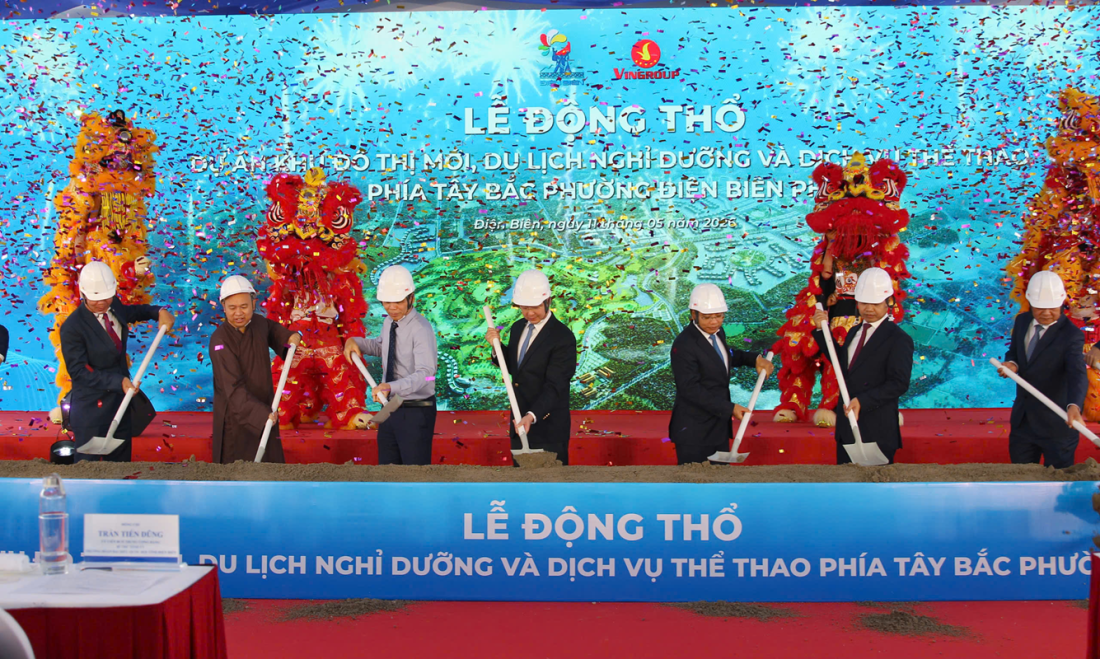 Động thổ khu đô thị lớn nhất Điện Biên quy mô hơn 228ha