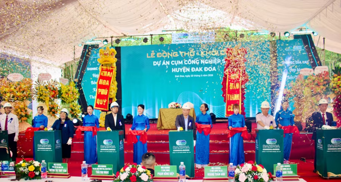 Khởi công cụm công nghiệp gần 436 tỷ đồng tại Gia Lai